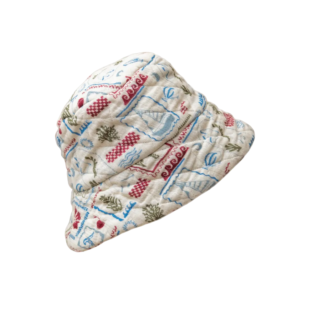 Carson sun hat - The Holiday Print