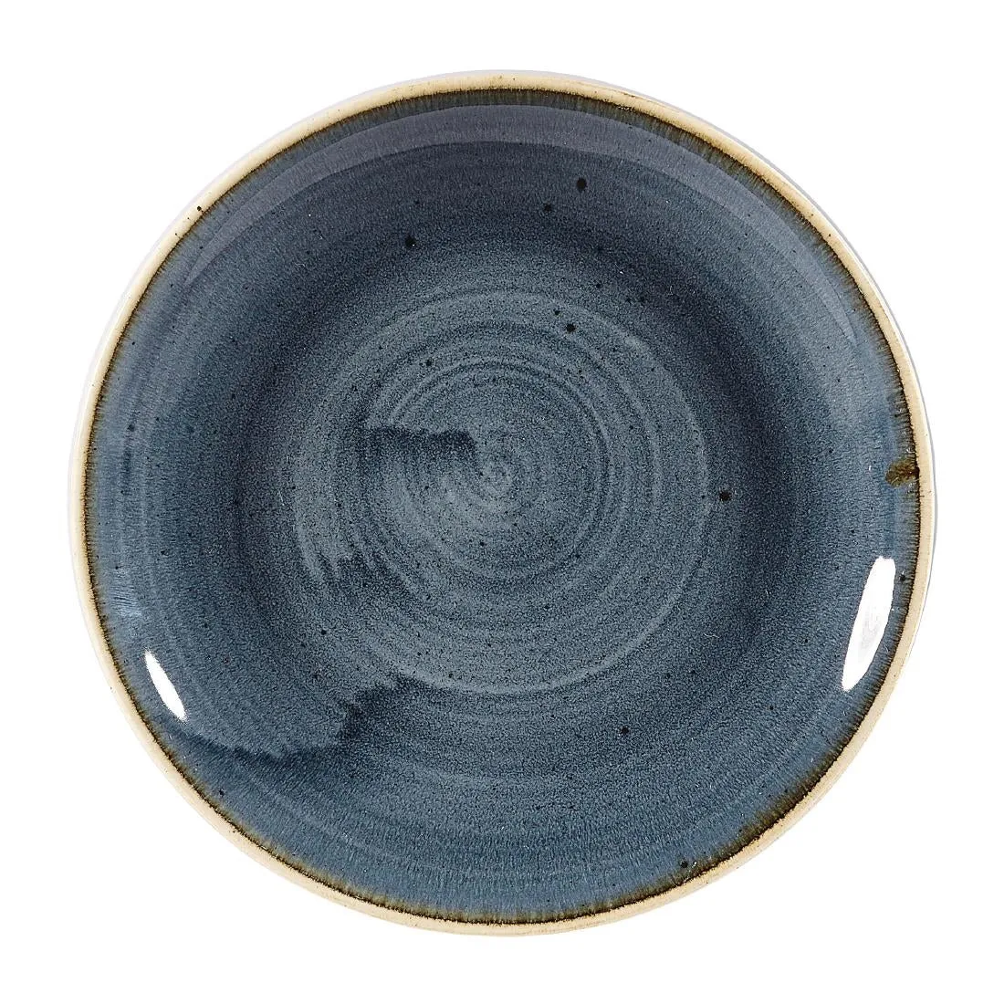 Churchill Stonecast Coupe Plates Blueberry 165mm (Pack of 12)