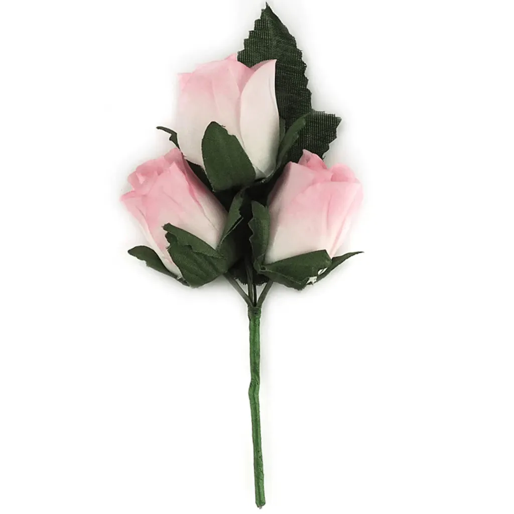 Closed Pink Rose Head