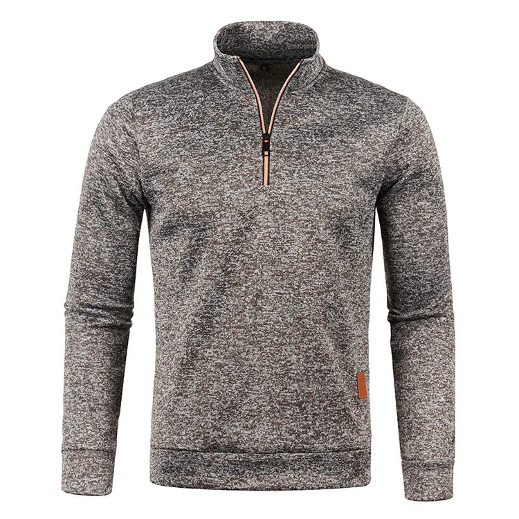DARION | Mens Sweater with Zipper and Long Sleeves