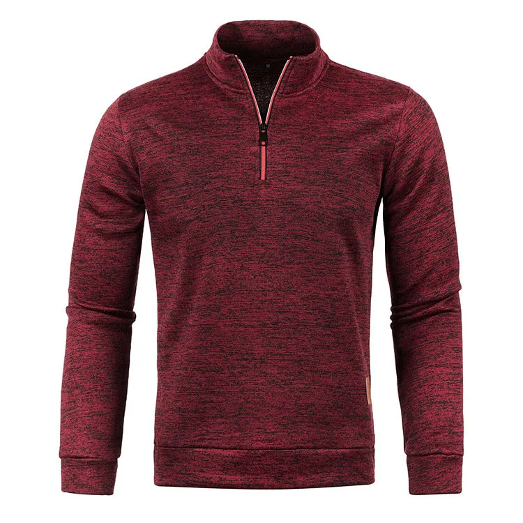 DARION | Mens Sweater with Zipper and Long Sleeves