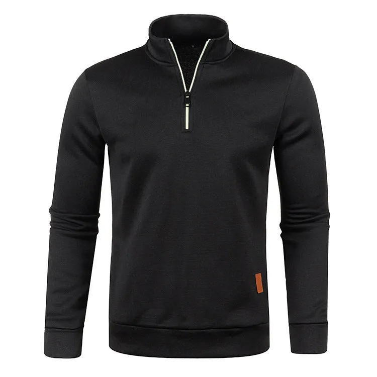 DARION | Mens Sweater with Zipper and Long Sleeves