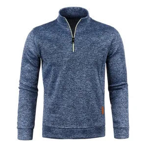DARION | Mens Sweater with Zipper and Long Sleeves