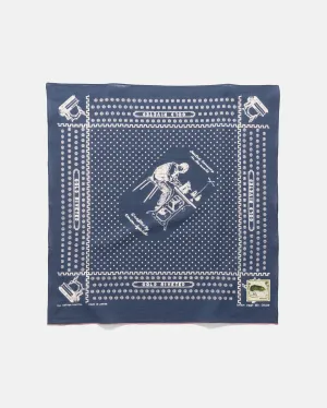 Fastcolor Selvedge Bandanna (UNION MASTER) Navy