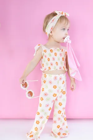 FEELIN' FLOWERFUL DREAM SMOCKED FLARE SET
