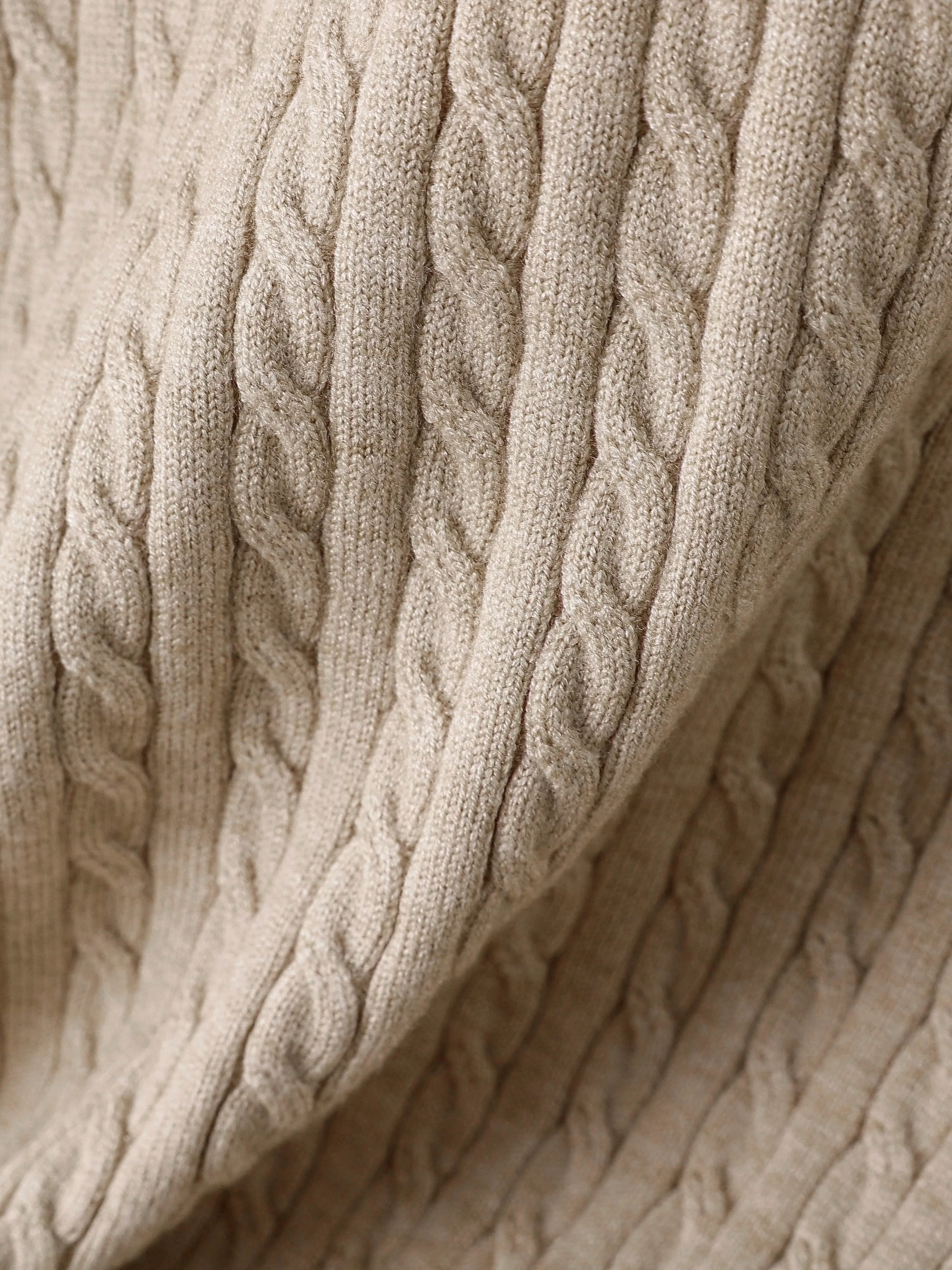 FENRIN | Ribbed Knitted Mens Sweater with Round Neck