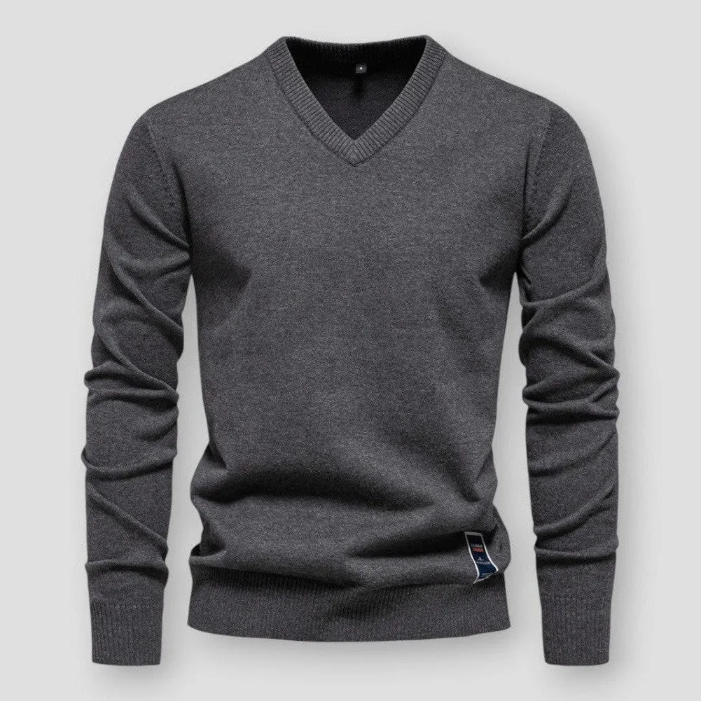 JARWIN | Classic Knitted Autumn Sweater for Men