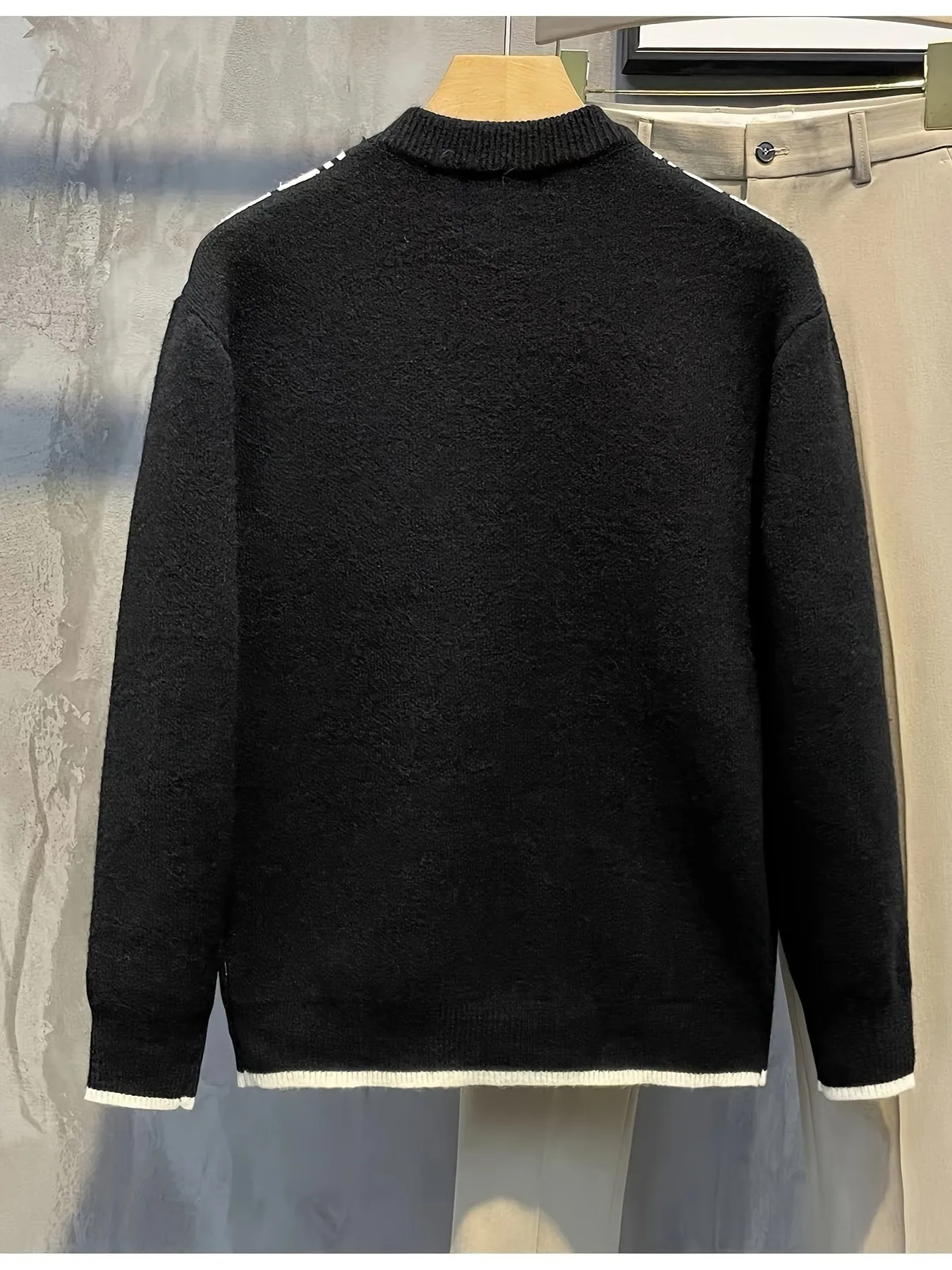 JESTON | Color-Blocking Knitted Mens Sweater