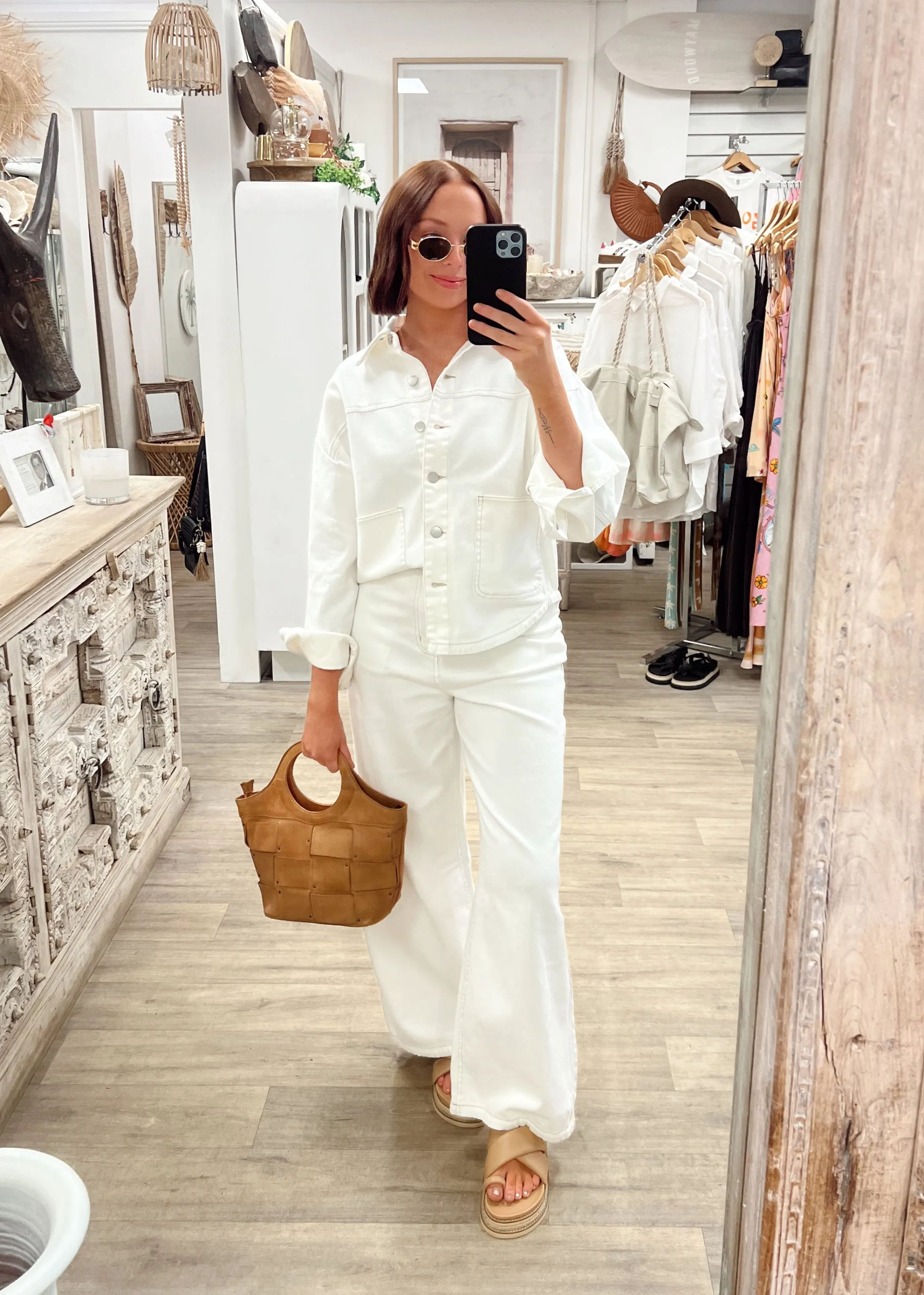 Marza Jacket - Bone White