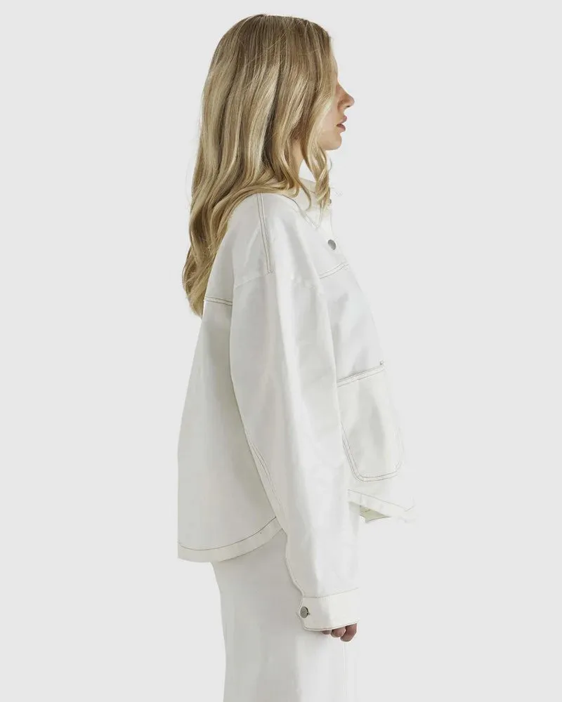 Marza Jacket - Bone White