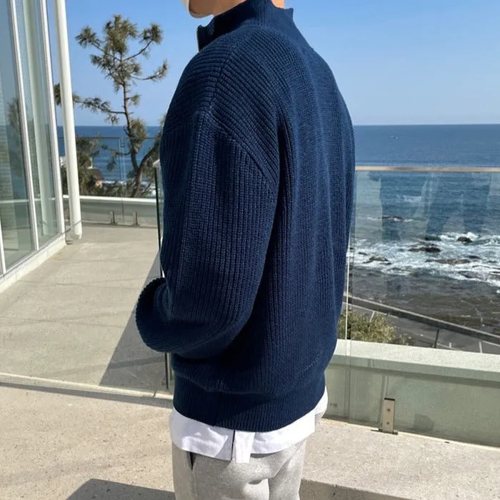 NOLVIN | Old Money Half-Zip Pullover