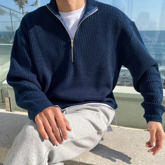 NOLVIN | Old Money Half-Zip Pullover