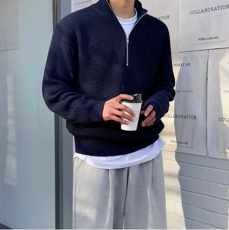 NOLVIN | Old Money Half-Zip Pullover