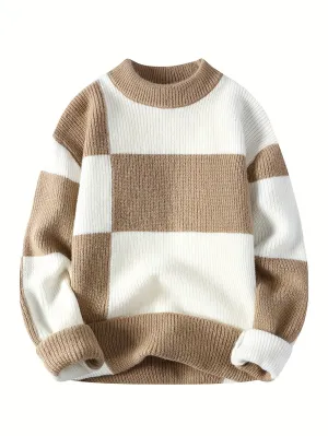 PIMRAN | Casual Striped Mens Sweater