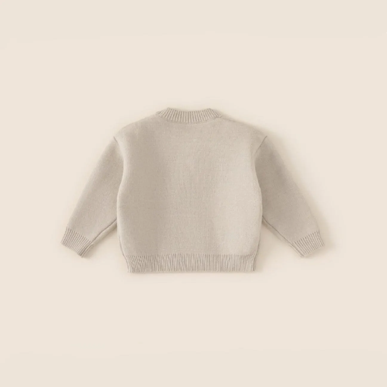 Playful Mushroom Knit Sweater
