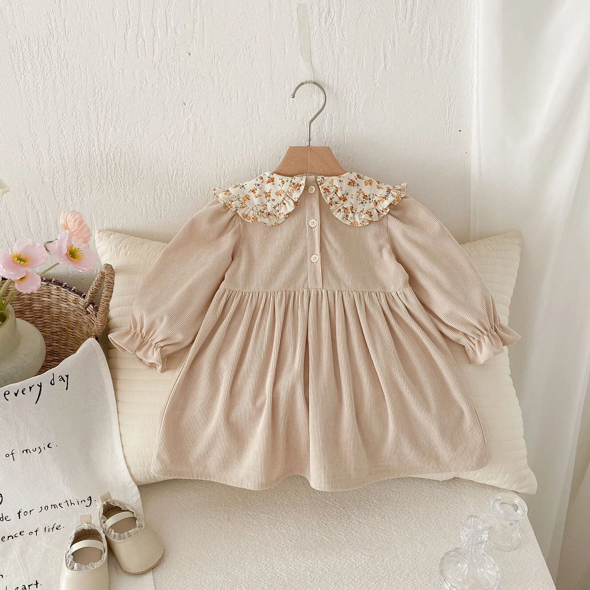 Sunny Bloom Peter Pan Collar Dress