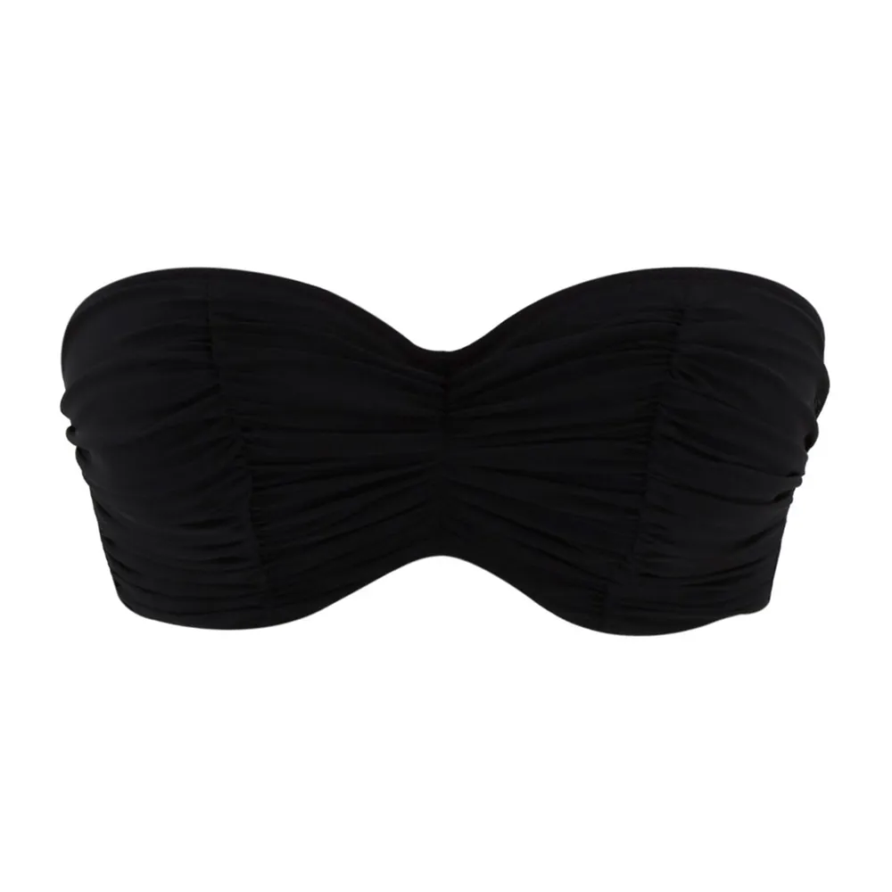 Tulle Margot Bandeau Bikini Black